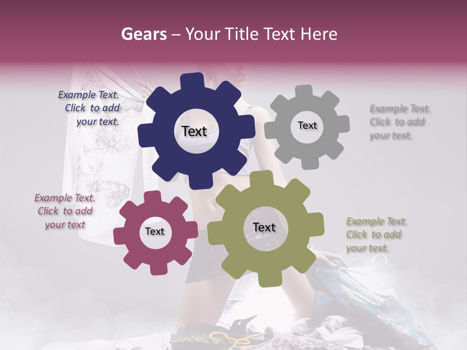 Chosing Fashionable Spend PowerPoint Template