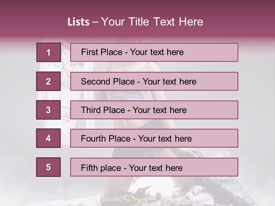 Chosing Fashionable Spend PowerPoint Template