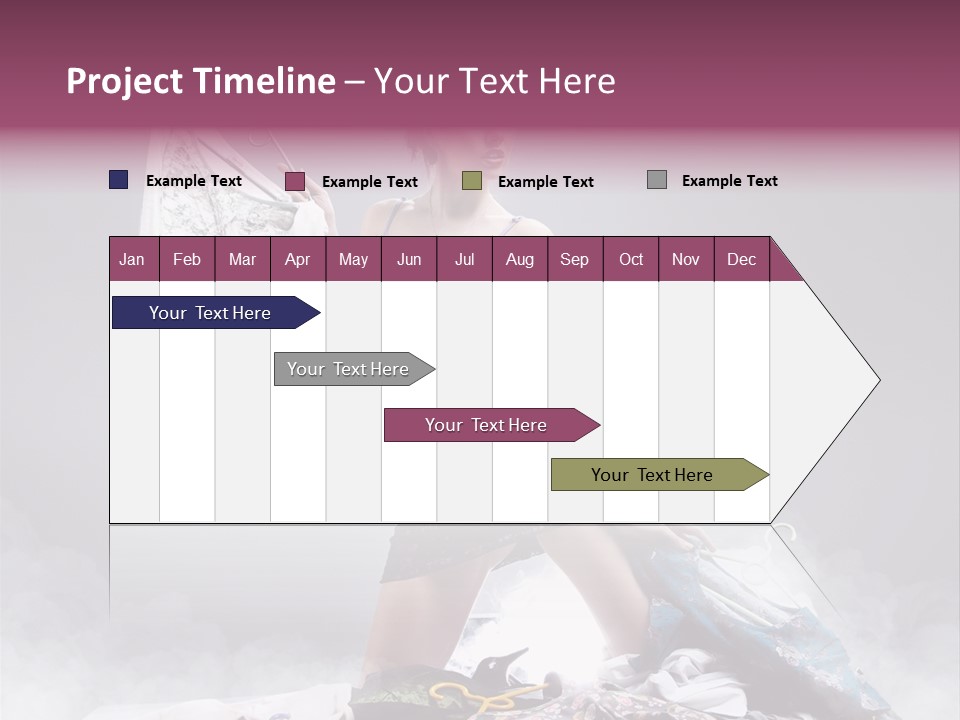 Chosing Fashionable Spend PowerPoint Template