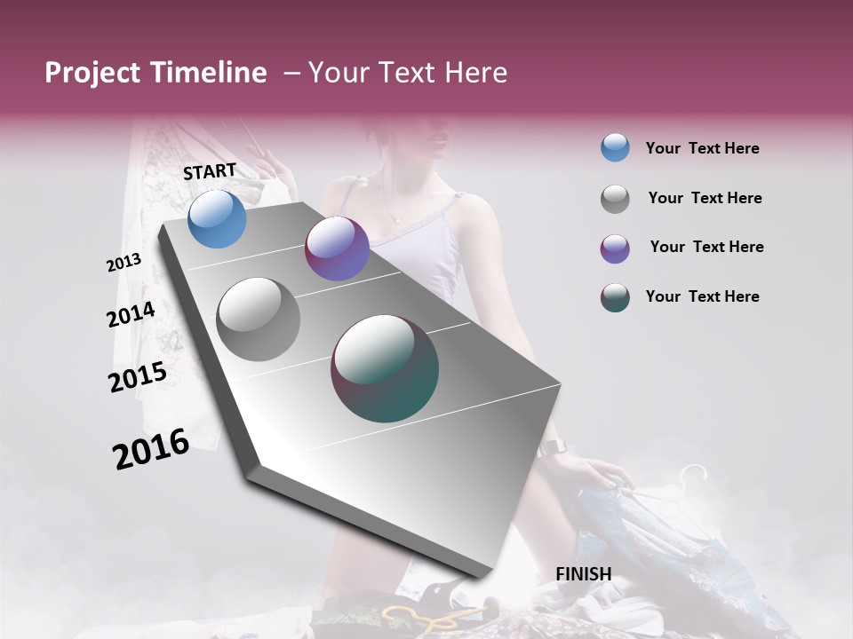 Chosing Fashionable Spend PowerPoint Template