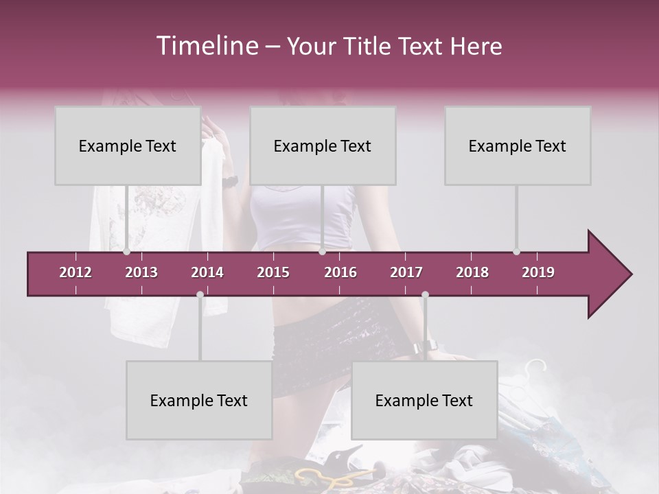 Chosing Fashionable Spend PowerPoint Template