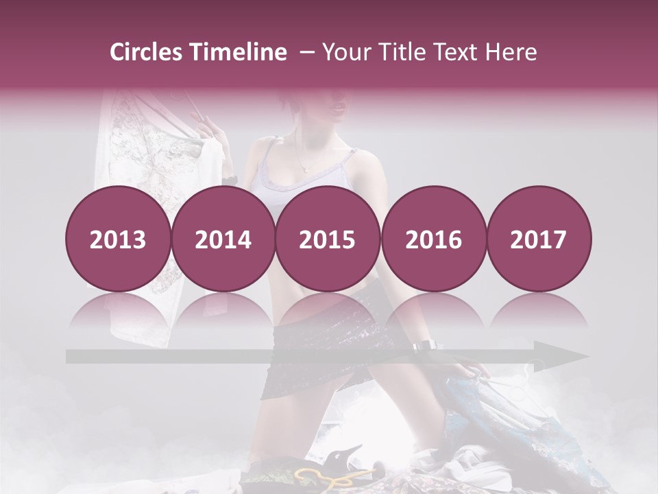 Chosing Fashionable Spend PowerPoint Template