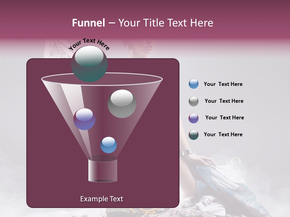 Chosing Fashionable Spend PowerPoint Template