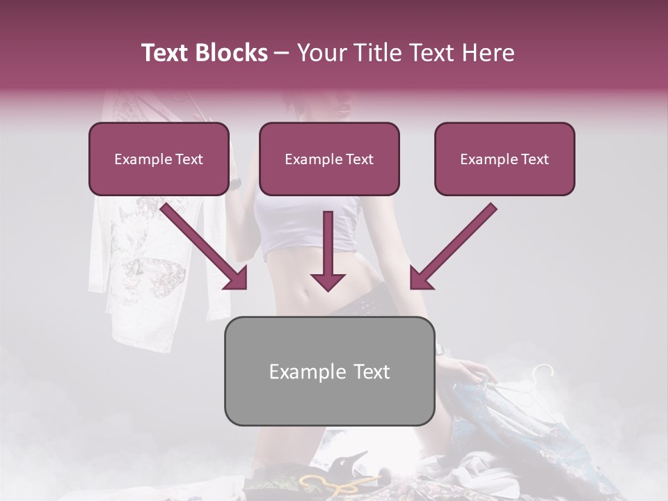 Chosing Fashionable Spend PowerPoint Template