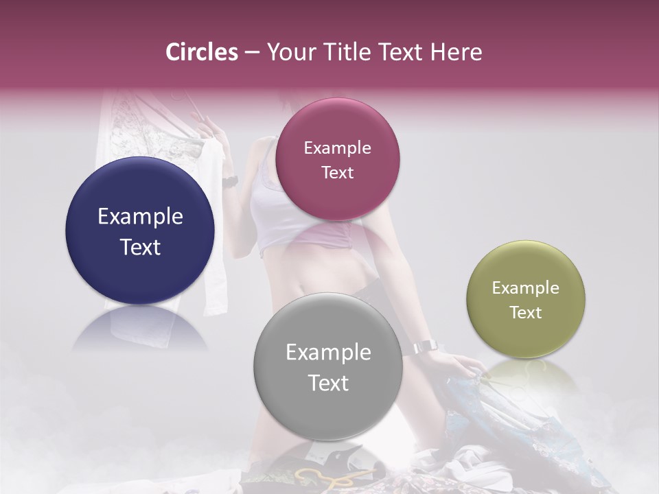 Chosing Fashionable Spend PowerPoint Template