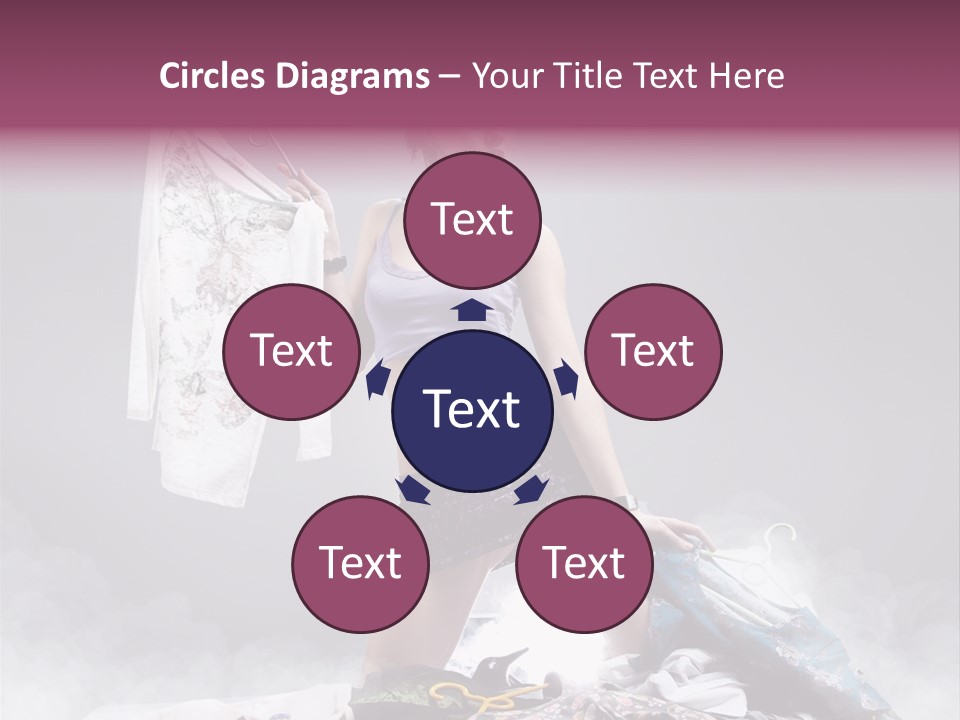 Chosing Fashionable Spend PowerPoint Template