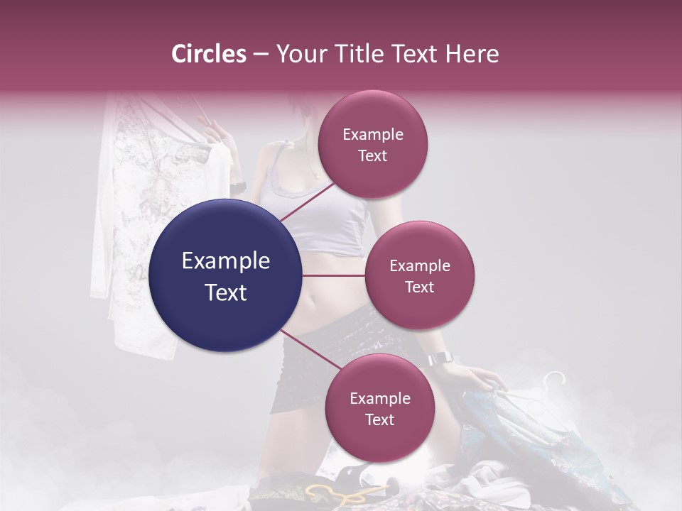 Chosing Fashionable Spend PowerPoint Template