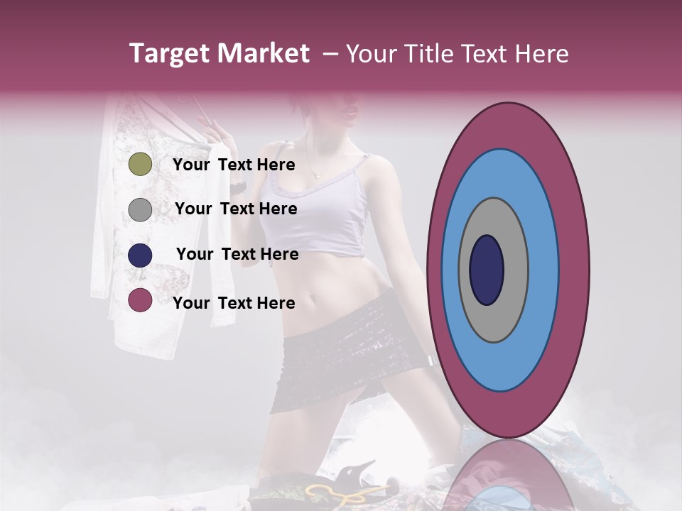 Chosing Fashionable Spend PowerPoint Template