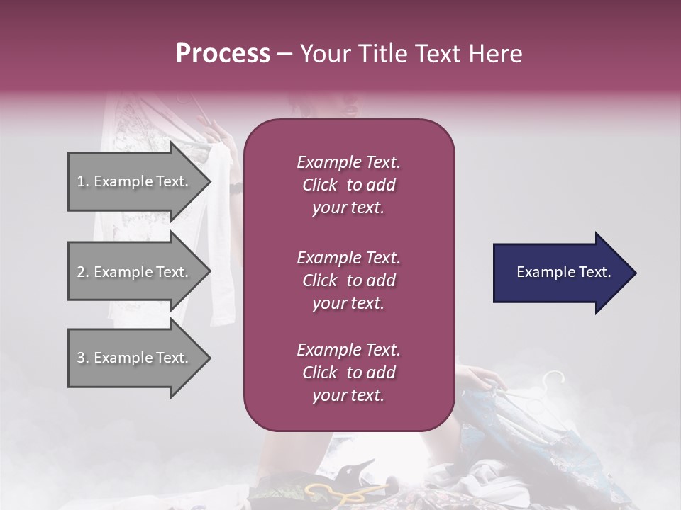 Chosing Fashionable Spend PowerPoint Template