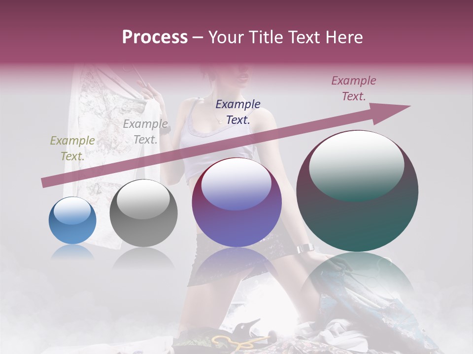 Chosing Fashionable Spend PowerPoint Template