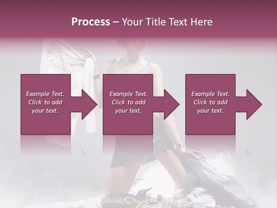 Chosing Fashionable Spend PowerPoint Template