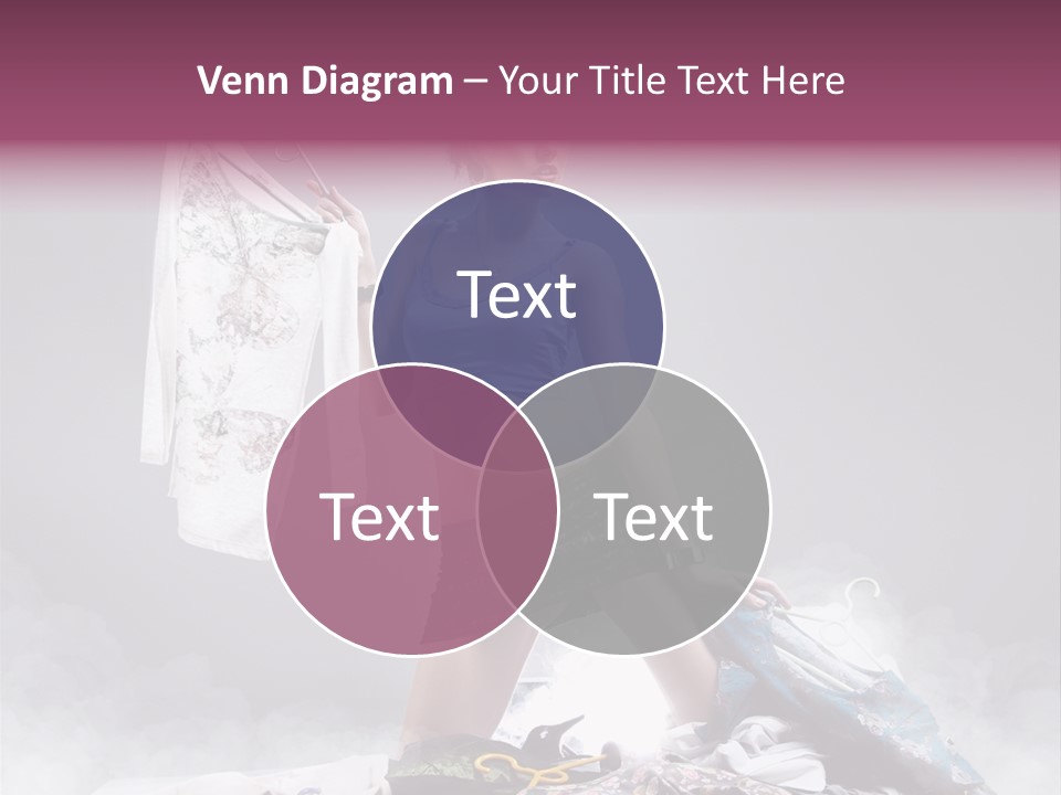 Chosing Fashionable Spend PowerPoint Template