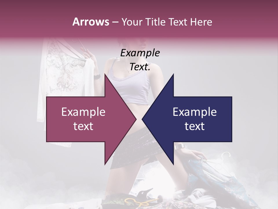 Chosing Fashionable Spend PowerPoint Template