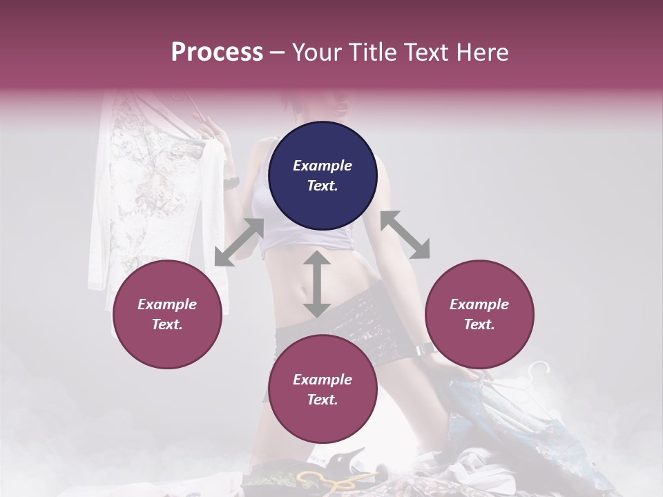 Chosing Fashionable Spend PowerPoint Template