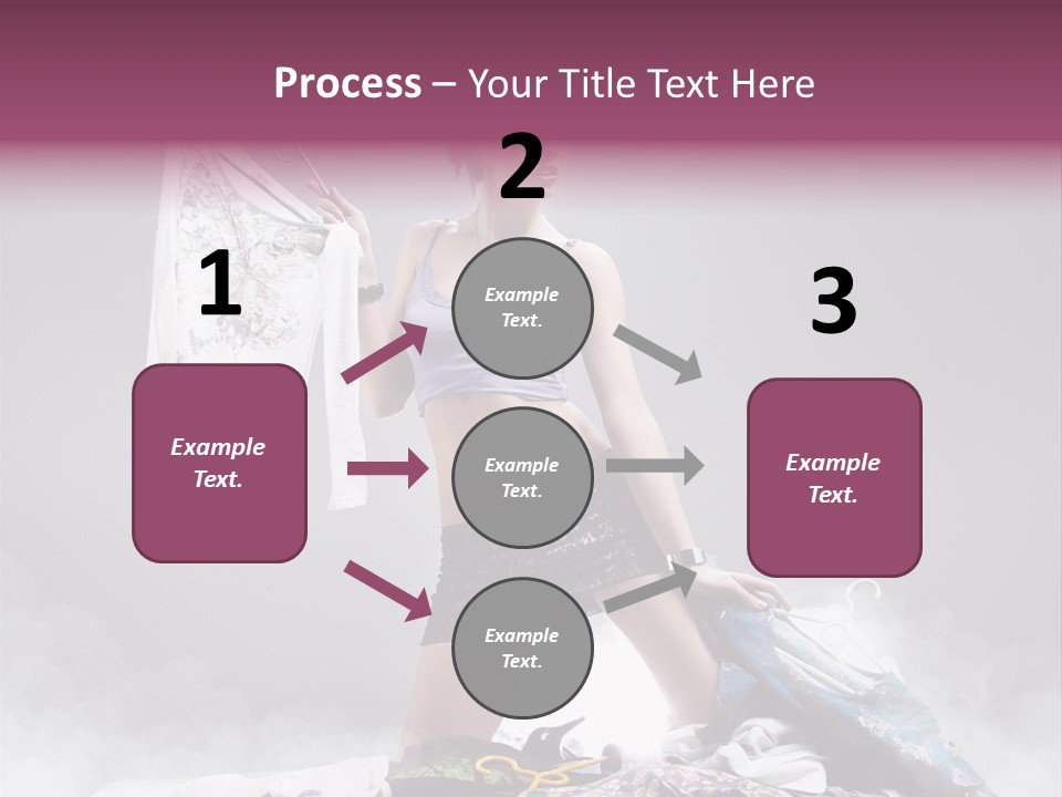 Chosing Fashionable Spend PowerPoint Template