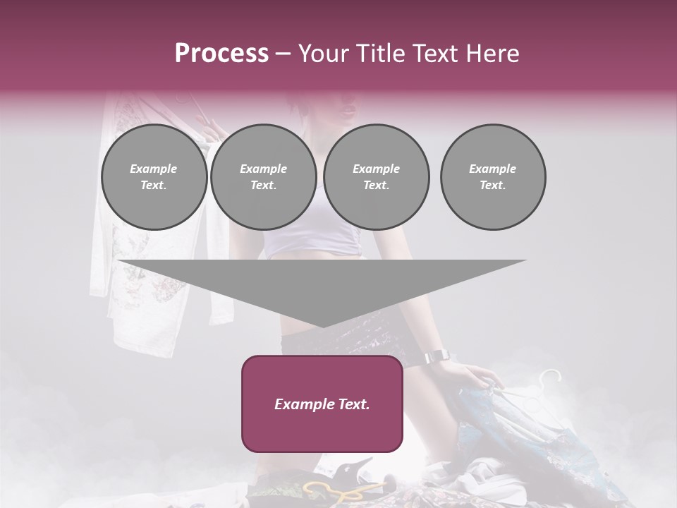 Chosing Fashionable Spend PowerPoint Template