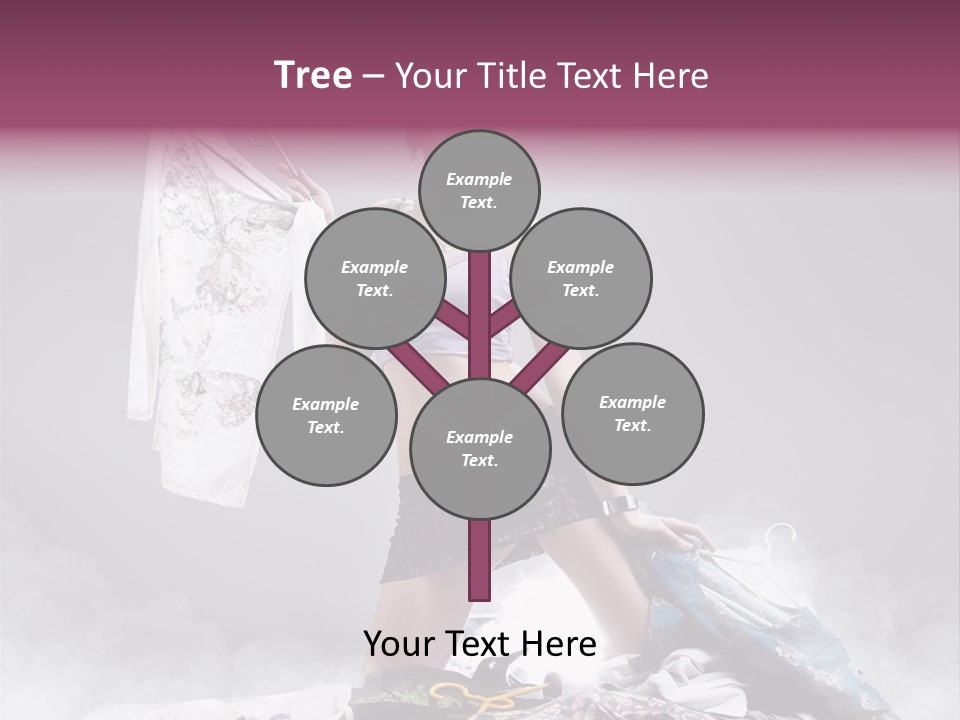 Chosing Fashionable Spend PowerPoint Template