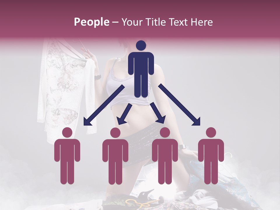 Chosing Fashionable Spend PowerPoint Template