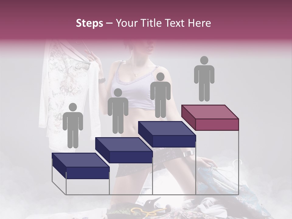 Chosing Fashionable Spend PowerPoint Template