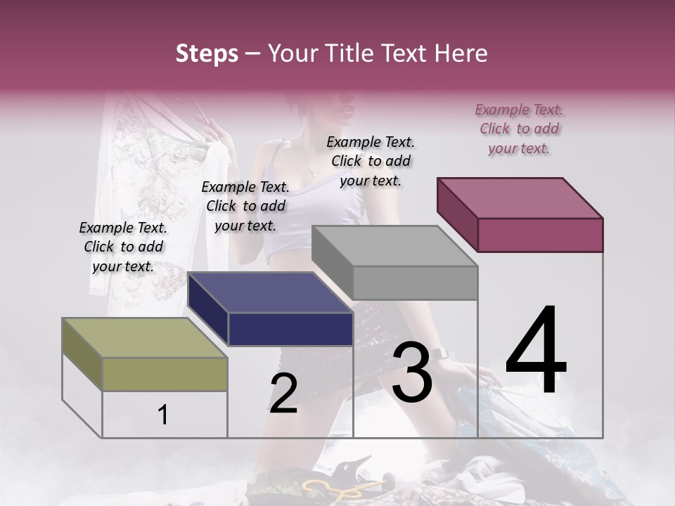 Chosing Fashionable Spend PowerPoint Template