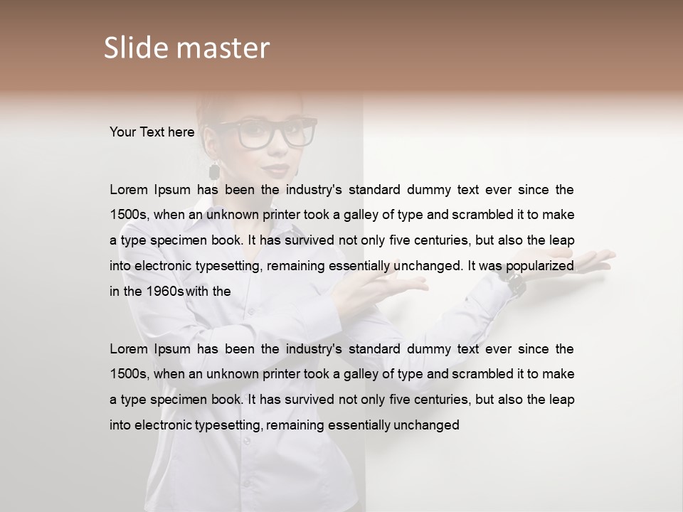 Brunet  Manager PowerPoint Template