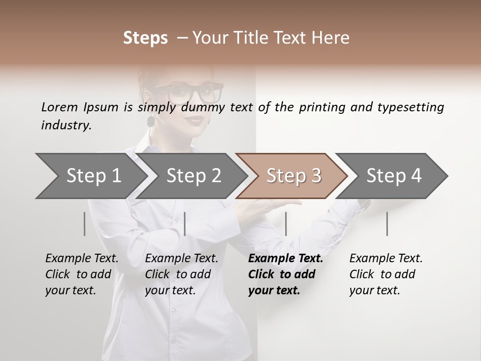 Brunet  Manager PowerPoint Template