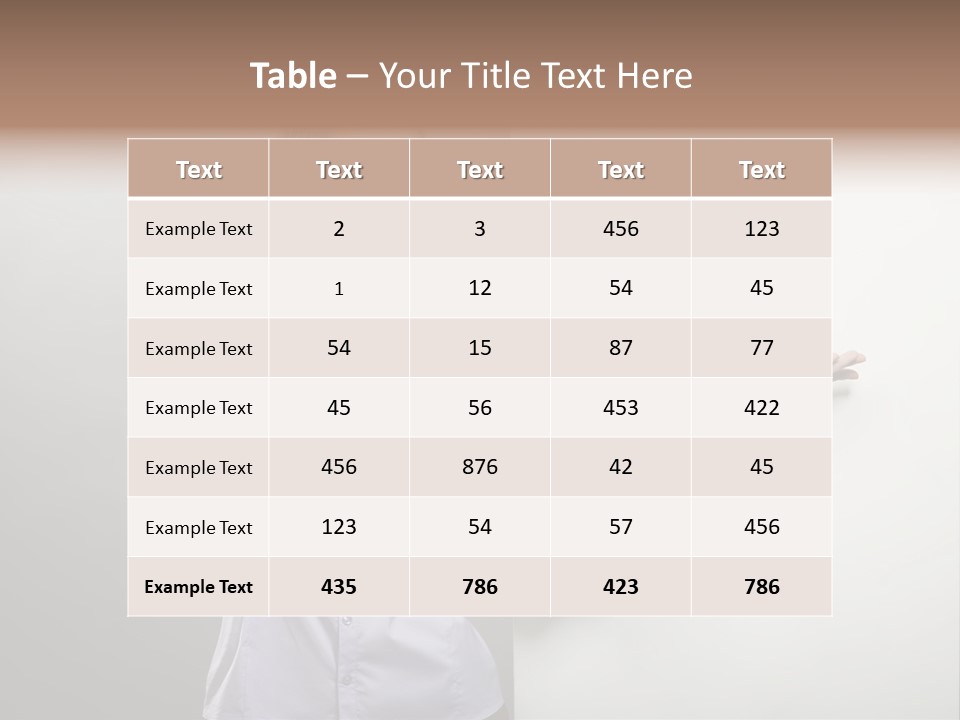 Brunet  Manager PowerPoint Template