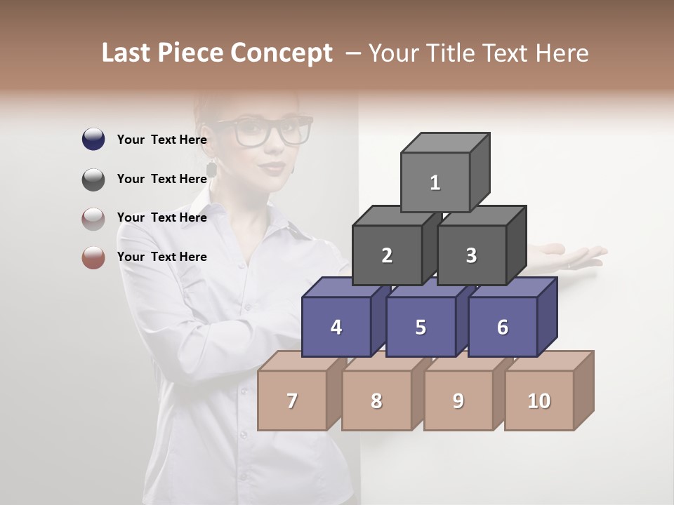 Brunet  Manager PowerPoint Template