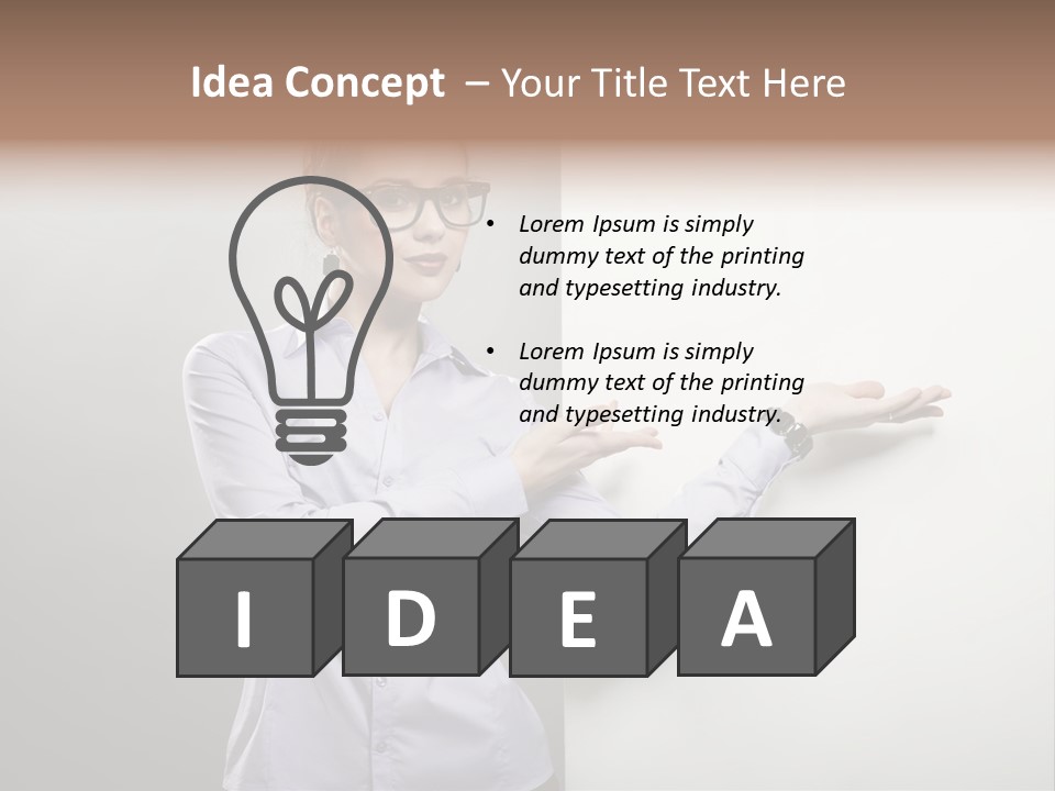 Brunet  Manager PowerPoint Template