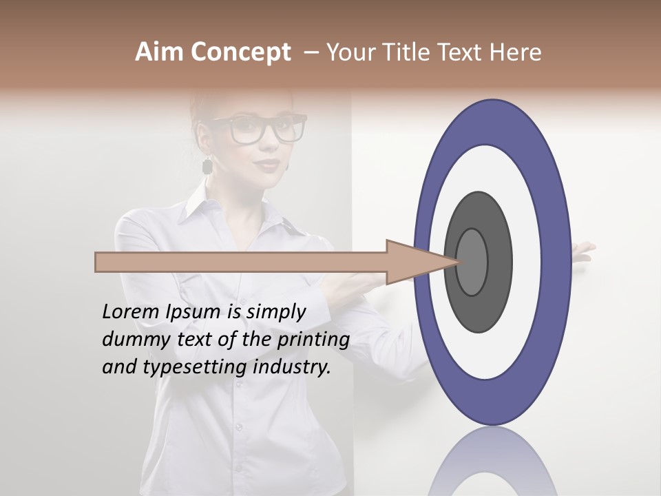 Brunet  Manager PowerPoint Template