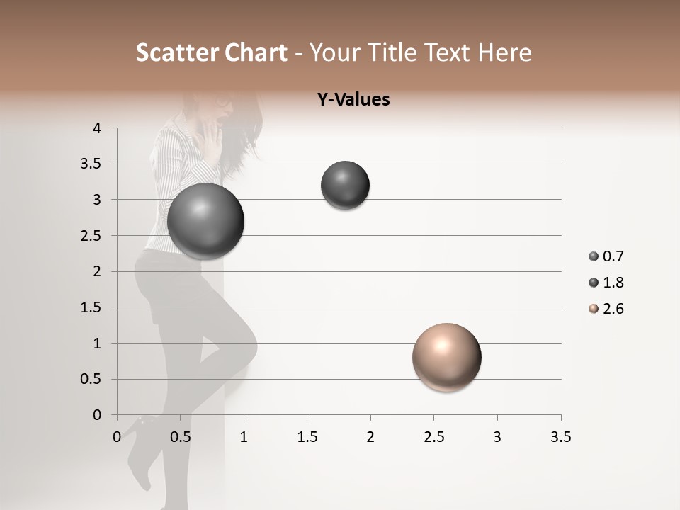 Placard Looking Smiling PowerPoint Template