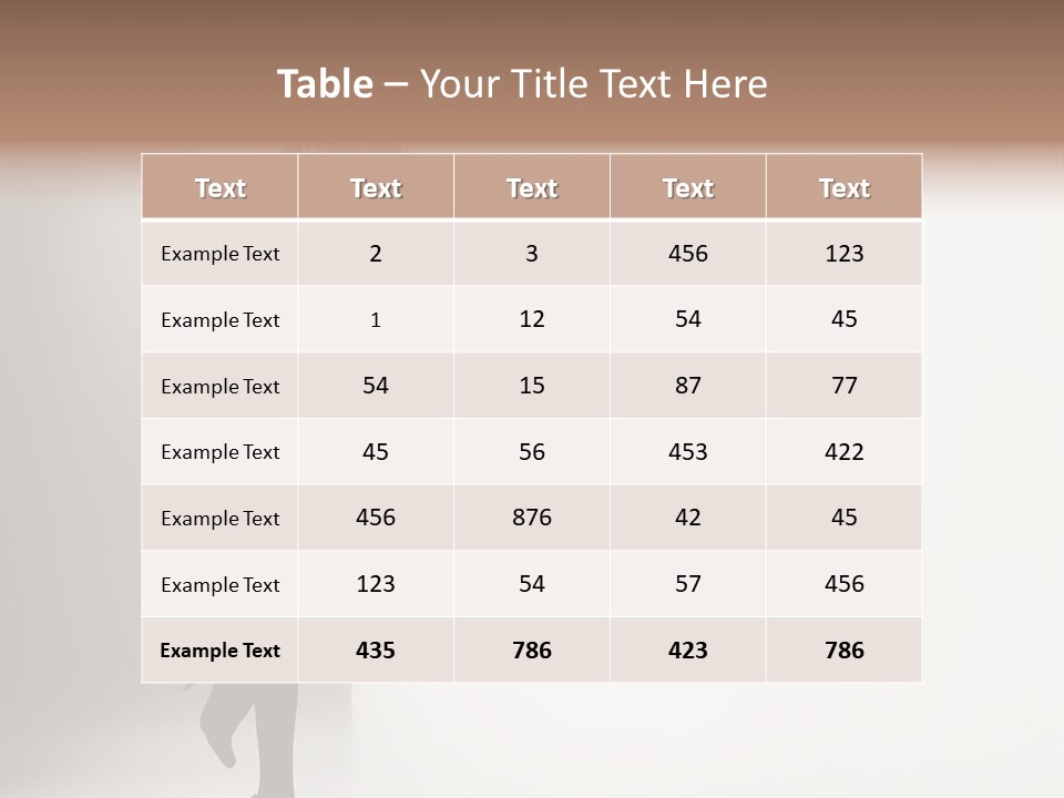 Placard Looking Smiling PowerPoint Template