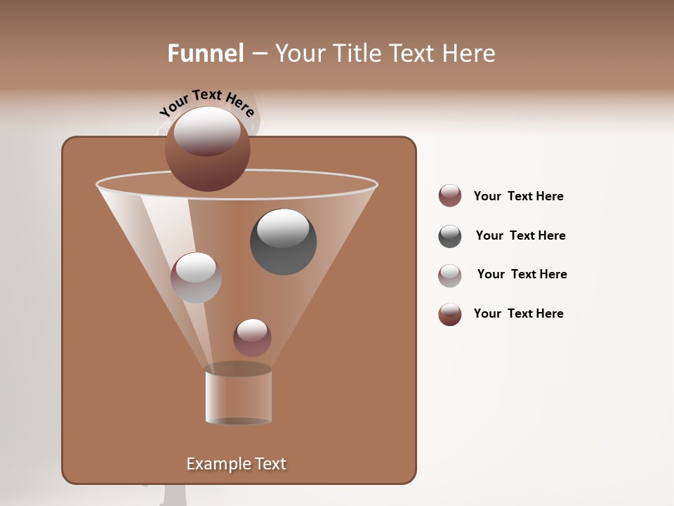 Placard Looking Smiling PowerPoint Template