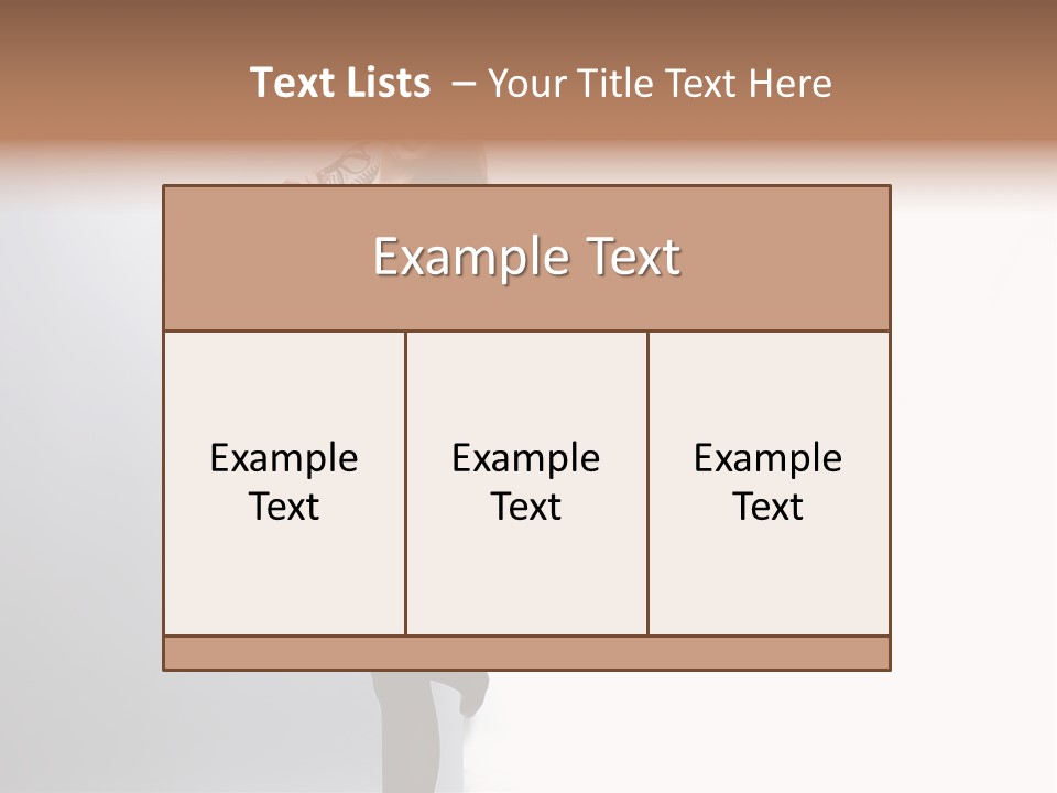 Staff Smile Makeup PowerPoint Template