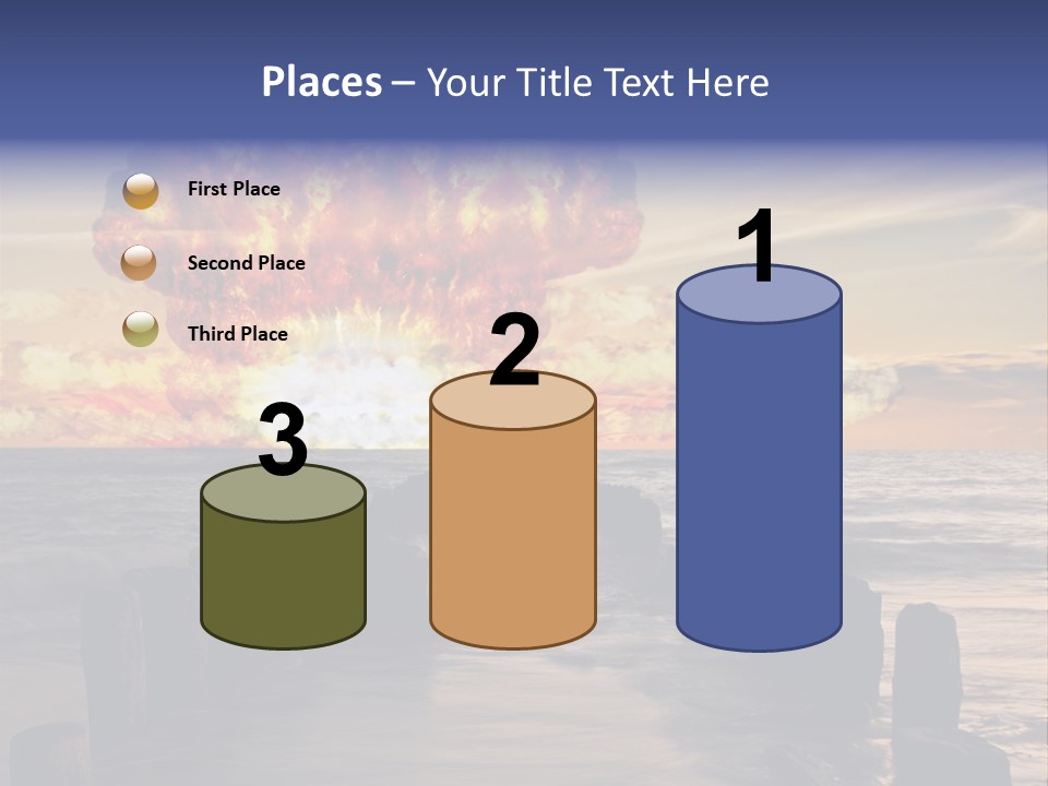 Catastrophe Demolition War PowerPoint Template