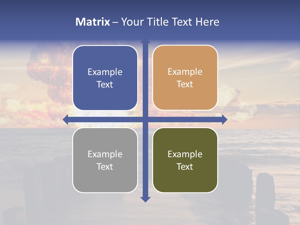 Catastrophe Demolition War PowerPoint Template