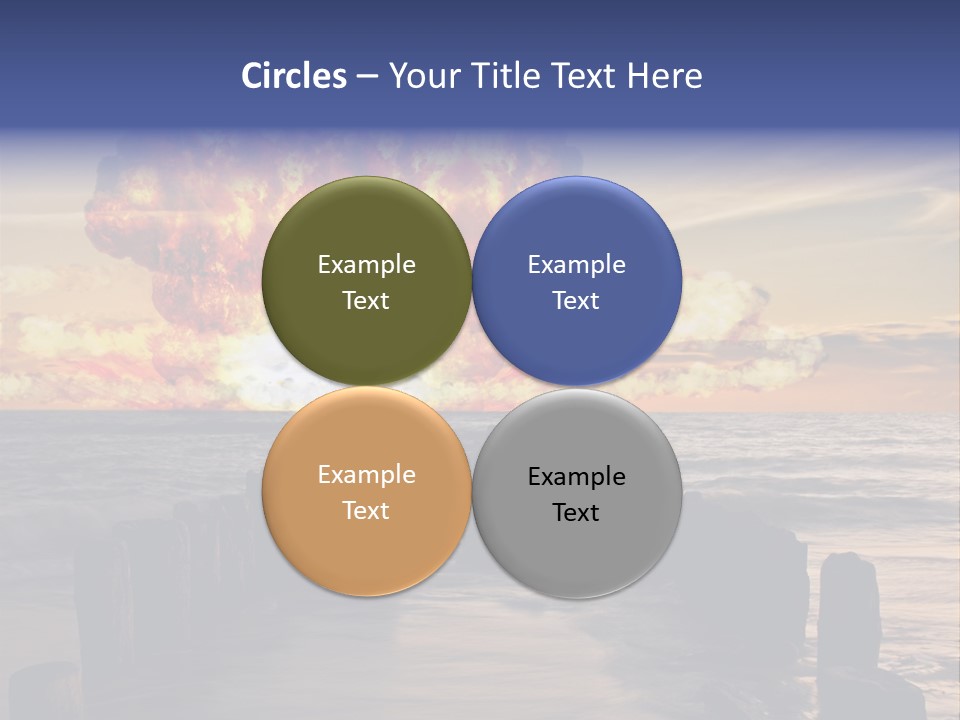 Catastrophe Demolition War PowerPoint Template