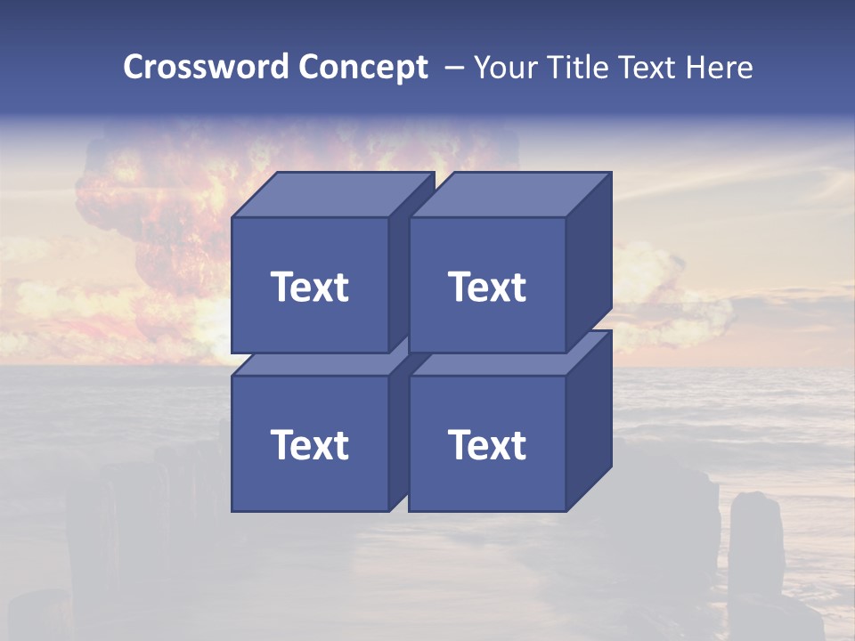 Catastrophe Demolition War PowerPoint Template