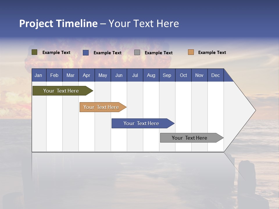 Catastrophe Demolition War PowerPoint Template