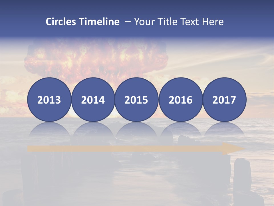 Catastrophe Demolition War PowerPoint Template