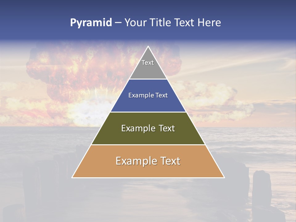 Catastrophe Demolition War PowerPoint Template