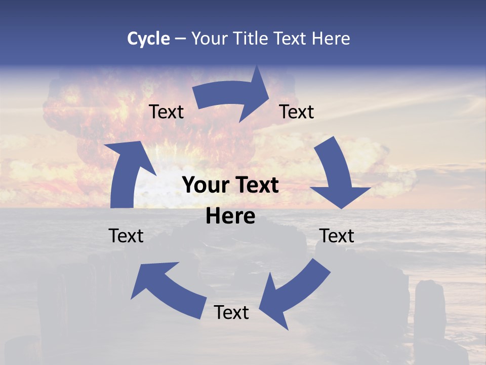 Catastrophe Demolition War PowerPoint Template