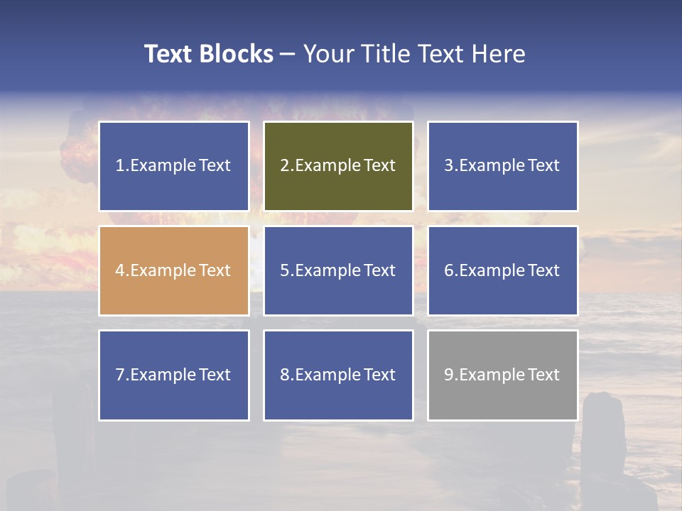 Catastrophe Demolition War PowerPoint Template