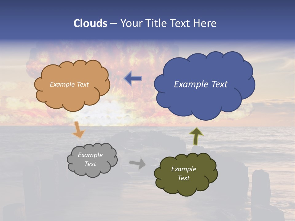 Catastrophe Demolition War PowerPoint Template