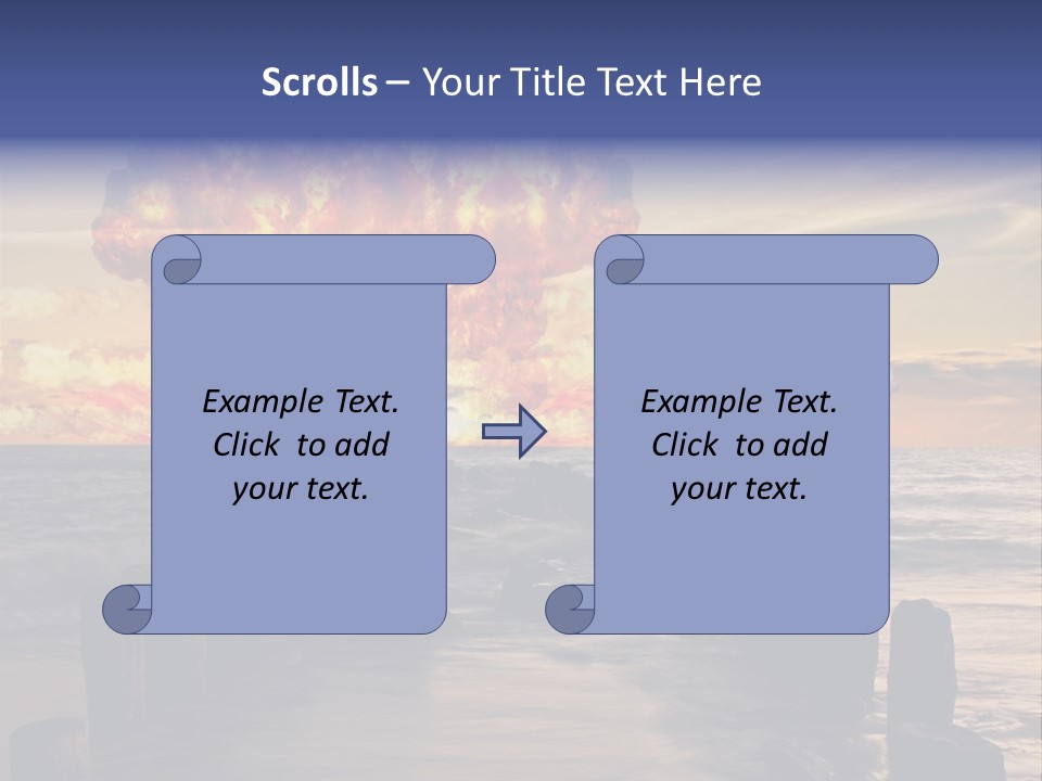 Catastrophe Demolition War PowerPoint Template
