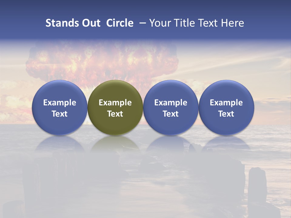 Catastrophe Demolition War PowerPoint Template