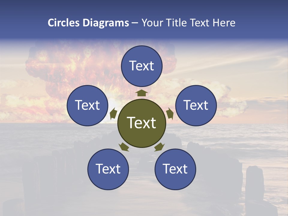 Catastrophe Demolition War PowerPoint Template