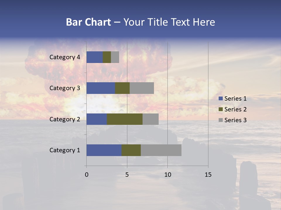 Catastrophe Demolition War PowerPoint Template