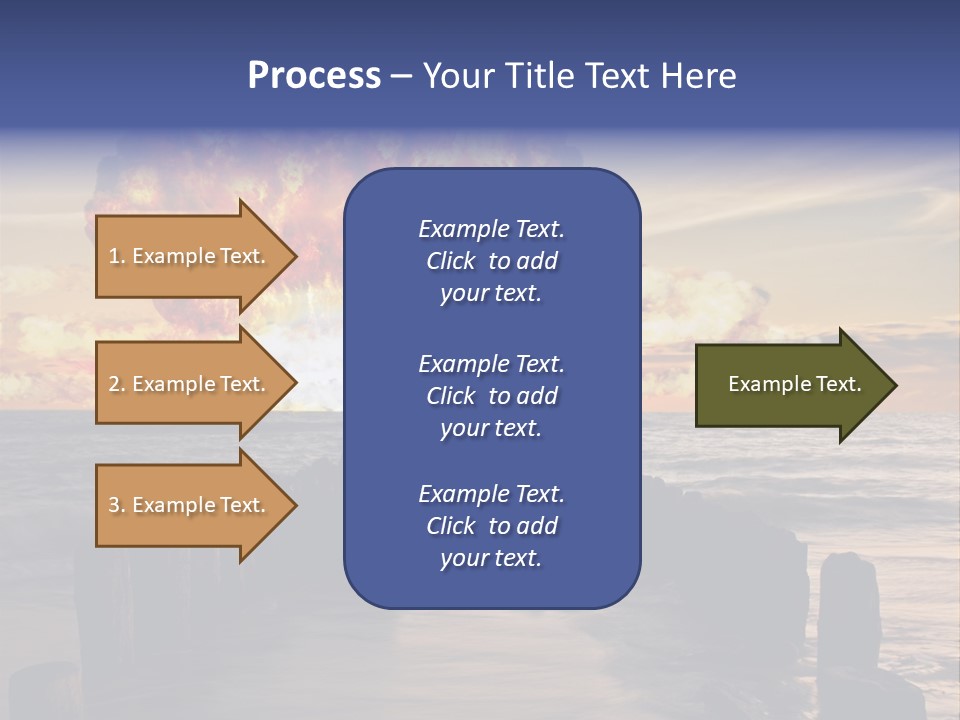Catastrophe Demolition War PowerPoint Template
