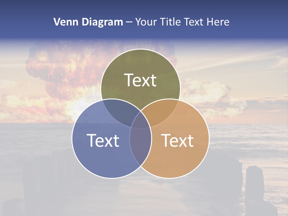 Catastrophe Demolition War PowerPoint Template